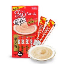 이나바 챠오츄르 14gx4p/가다랑어 참치 닭가슴살 헤어볼참치 참치연어