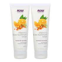 NOW Foods Vitamin C&Sea Buckthorn Lotion 나우푸드 비타민C & 씨벅톤 로션 237ml 2팩