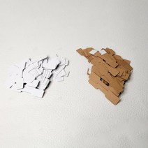 반지 태그 종이스티커_100P 악세서리 치수표시 라벨, 화이트