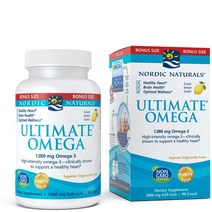 노르딕내츄럴스 얼티미트 오메가 3 1280mg 레몬 소프트젤, 기본, 1개