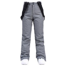 여성 스키복 보드복 스키 바지 알파인 남성과 겨울 야외 스포츠 따뜻한 방풍 스노우 보드 방수 블랙 그레이 스노우