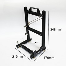 오픈 올 알루미늄 랙 ATX MATX ITX diy 케이스 수직 베어 휴대용 수냉 풀 열 분산 지원, [01] ITX CASE