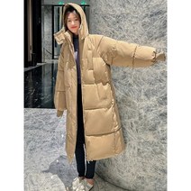 롱 패딩 도 겨울 여성 후드 파카 자켓