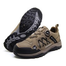 밀레세이프티 M04 4인치 건설화 작업화 편안한 미끄럼방지 튼튼한 가죽제건설화 현장화 방수화 안전화