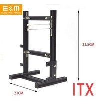 [해외] 미니 ITX MATX ATX PC 테스트 벤치 손잡이 컴퓨터 수냉 오픈 프레임 오버 클록 에어 케이스 HTPC 지원 그래픽 카드, ITX  black
