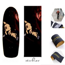 전동킥보드 튜닝 부품 개조 용품 스쿠터 애니메이션 스케이트 보드 더블 로커 샌드페이퍼 8423cm 스프레이 에머리 스케이트 보드 데크 그립 테이프 서핑 보드 그립 테이프, uchiha itachi 3