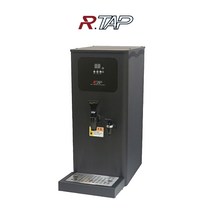 와산업 알탭(앰버) 핫워터디스펜서 2코크 듀얼 온수기., 블랙