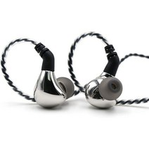 가수 인이어 아이돌 이어폰 10mm 마이크 없는 실버, 마이크 없이, 실버