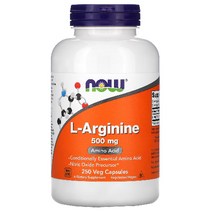 나우푸드 L-Arginine 엘 아르기닌 500mg 식물성 250캡슐