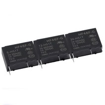 릴레이 뜨거운 새로운 5V 12V 24V 릴레이 HF46F-G-005-HS1T DC5V 5VDC 7A 250VAC 4PIN 5PCS, 03 HF46F-G-024-HS1T
