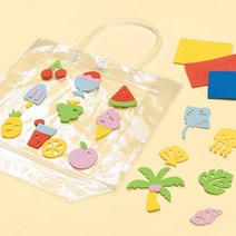 ms 민화샵 EVA바다스티커 EVA여름스티커 EVA스티커, 디저트