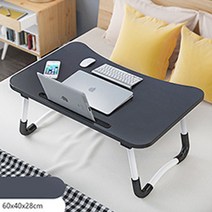 침대 베드테이블 접이식 책상 좌식테이블 태블릿거치대 공부상 침대상 배드트레이 침대책상 좌식책상 다용도 미니 1인용테이블, 블랙