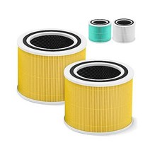 LEVOIT용 코어 300 300S Vortex Air 공기청정기용 연기제거기 교체필터 4-IN-1 H13 True HEPA 활성탄 여과시스템 300-RF-WS 블루 2팩, Pet Care Filter