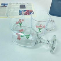 레터링컵 플라워 하이볼 아포카토 컵, 와인잔
