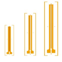 20AA 100AA 전자 금속 포일 저항 스트레인 게이지 센서 콘크리트 분석, 05 BE120-100AA