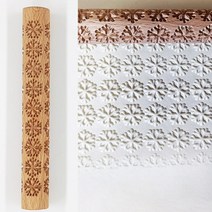 도예 조소 나무 질감 롤링 핀 세라믹 도자기 아트 양각 막대 꽃 패턴 진흙 롤 릴리프 클레이 공예 도구, I