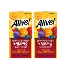 4개월분 봄기획 얼라이브 멀티밀크씨슬 60정 2병