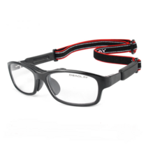 스포츠고글 등산용 마라톤 자전거 축구 풋살 농구 안경 학생용 안경고글, 블랙