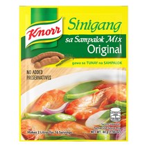 Knorr Sinigang Sampalok Mix Original 크노르 시니강 삼팔록 믹스 오리지날, 4개, 40g