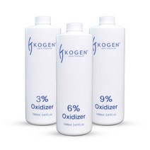 코겐 프리온 염색 산화제 3% 1000ml/탈색약/염색약, 3퍼센트, 1개