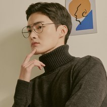 루카디스 51 버클리 레트로 보잉 메탈 안경테 모노블랙