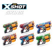 엑스샷 스킨스 드레드 장난감 총 소프트 다트 랜덤발송, 드레드 소닉