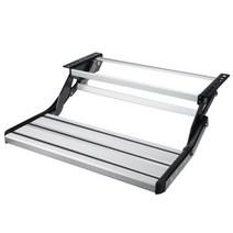 캠핑카부품 카라반장비 수동 접이식 사다리 스텝 알루미늄 합금 페달 텔레스코픽 미끄럼 방지 캐러밴 액세서리, CHINA, B