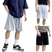 위드제스트 남자버뮤다팬츠 남자 와이드 6부 반바지 벌룬팬츠