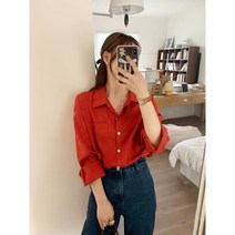 [#자체제작]어텀브리즈 베이직 코튼 셔츠