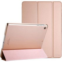 인공지능스피커 ai 인공지능 블루투스 스피커 ProCase 아이패드 에어 첫 번째 에디션용 스마트 케이스 울, 03 로즈골드