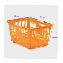 청과물시장 편의점 마트바스켓 아이스크림할인매장 핸드쇼핑카트 캠핑용 구르마 쇼핑접이식카트 캠핑카트, 시장바구니 회색