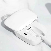 충전식 휴대용 UV 칫솔 살균기 건조 1인 칫솔 보관함, 민트