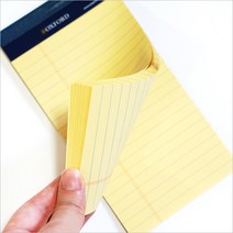 달콩팬시 옥스포드 리갈패드 mini 노랑 50매