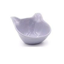 세라믹 VIVIpet 얼굴 그릇담는통 가필드 고양이밥그릇, C02-작은 Q, T01-보라색