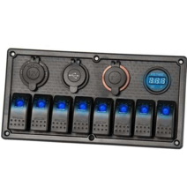 캠핑카 컨트롤박스 스위치패널 12V24V 시거잭diy, 5 키 제어 스위치