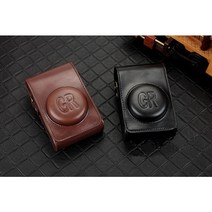 리코 GR2 GR3 GR3X 전용 카메라 케이스 파우치, [GR LOGO] 블랙