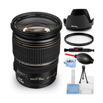 Canon 캐논 EF-S 17-55mm f/2.8 IS USM 줌 렌즈 1242B002 - 필수 UV 필터 번들 134097