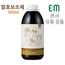 EM 당밀 발효보조제 500ml 이엠 원액 발효 첨가액, 1개