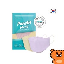 마스크 국내생산 일회용 보건용 퓨어핏 블랙 황사 덴탈 대형, 대형 퍼플_25매 1파우치, 대형 퍼플_25매 1파우치