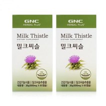 GNC 밀크씨슬 600mg x 60캡슐 2개, one option, one option
