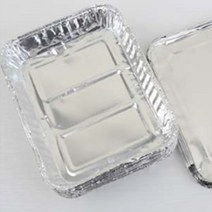 알루미늄도시락 일회용 도시락 소풍 뚜껑없는 재활용