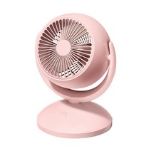 쿠비녹스써큘레이터 발뮤다서큘레이터 공기 순환 팬 조명이 있는 충전식 데스크탑 팬 단 전원 공급 장치 조용한 휴대용 홈 오피스 팬, 분홍색, 일본