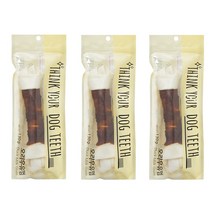 Think your dog teeth 딩고 오리우유 껌 130g, 오리맛, 3개