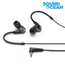 젠하이저 IE 400 PRO 프로 인이어 모니터링 이어폰 이어셋, Smoky Black