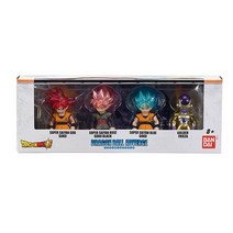 Dragon Ball Super Bandai America Adverge 피규어 박스 세트 1: 손오공 신 골든 프리자 손오공 로즈 초사이어인 블루 손오공, Box Set 1