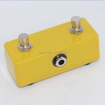 고출력 기타앰프 일렉 어쿠스틱 버스킹 공연용 새로운 기타 순간 풋 스위치 듀얼 2 채널 옐로우 앰프, 한개옵션0
