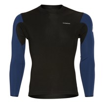 퀵실버 남성 1.5mm Everydays Sessions Zip Free Wet 수트 자켓 - 블랙Insignia 2aM425799, Black/Insignia, XX-Large