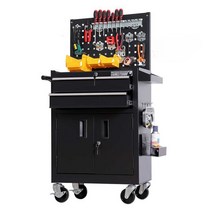 도구 캐비닛 카트 상자 걸이대 롤카트 자동차수리 철, 기본형 블랙(싱글 서랍)