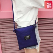 ecobag FJ81 미니에코백 여성 천가방 지퍼 크로스에코백 19x20