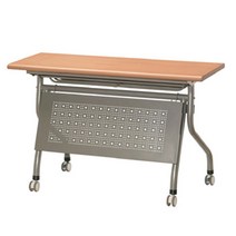 1500 접이식 강의실책상 회의 세미나테이블 대형 탁자, 1500x450_월넛